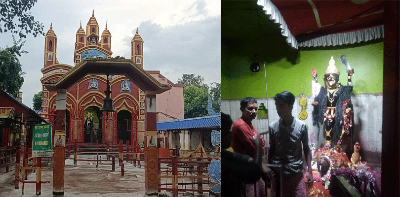 রাতের অন্ধকারে মন্দিরে হানা, মৌতড় বড় কালীর অলংকার চুরি