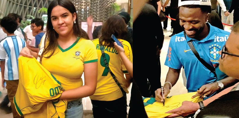 ব্রাজিল দলের জন্য বিশেষ উপহার কলকাতার তিন প্রধানের