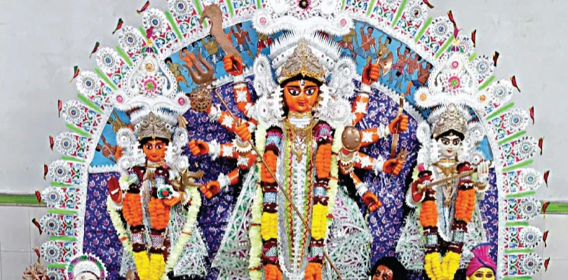 আজও উমাকে কনকাঞ্জলি দিয়ে কৈলাস পাঠায় উদয়নারায়ণপুরের গজা গঙ্গোপাধ্যায় পরিবার