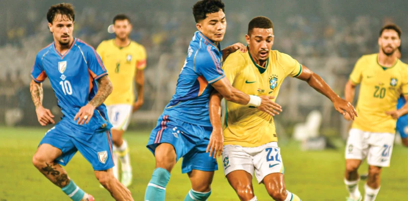 ব্রাজিলের বিরুদ্ধে লড়াই ভারতীয় ফুটবলকে আরও সাহস জোগালো