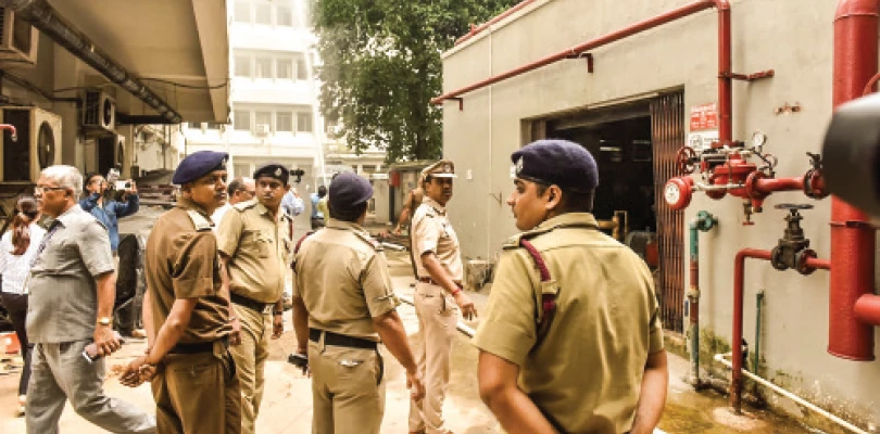 শহরের একাধিক বেসরকারি হাসপাতালে অভিযান দমকলের
