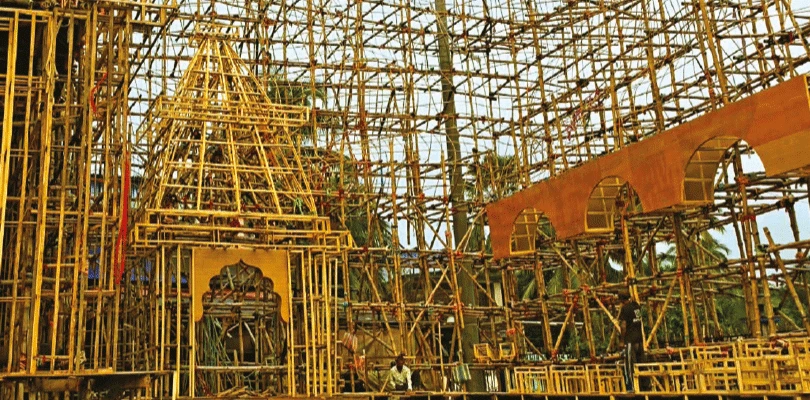 ক্যানিংয়ের থিমে এবার মহাশক্তি থেকে বিষ্ণুর ১০ অবতার, থাকছে শিবমন্দিরও