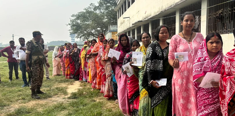 সকাল ৯টা পর্যন্ত রেজিনগরে ভোটদানের হার ১৮.০৫ শতাংশ