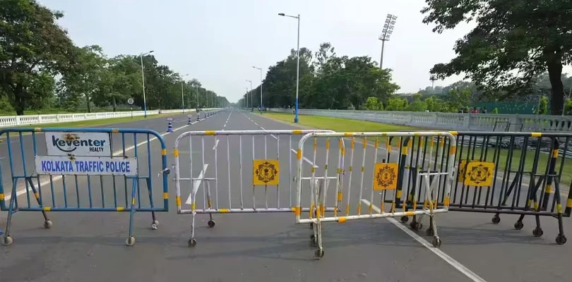 সকাল থেকে বন্ধ রেড রোড