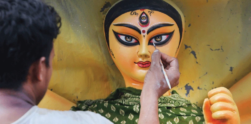 মেচেদা, তমলুক, নন্দকুমারে থিমের শিল্পমেলা, মহালয়ায় পুজোর কাউন্টডাউন শুরু