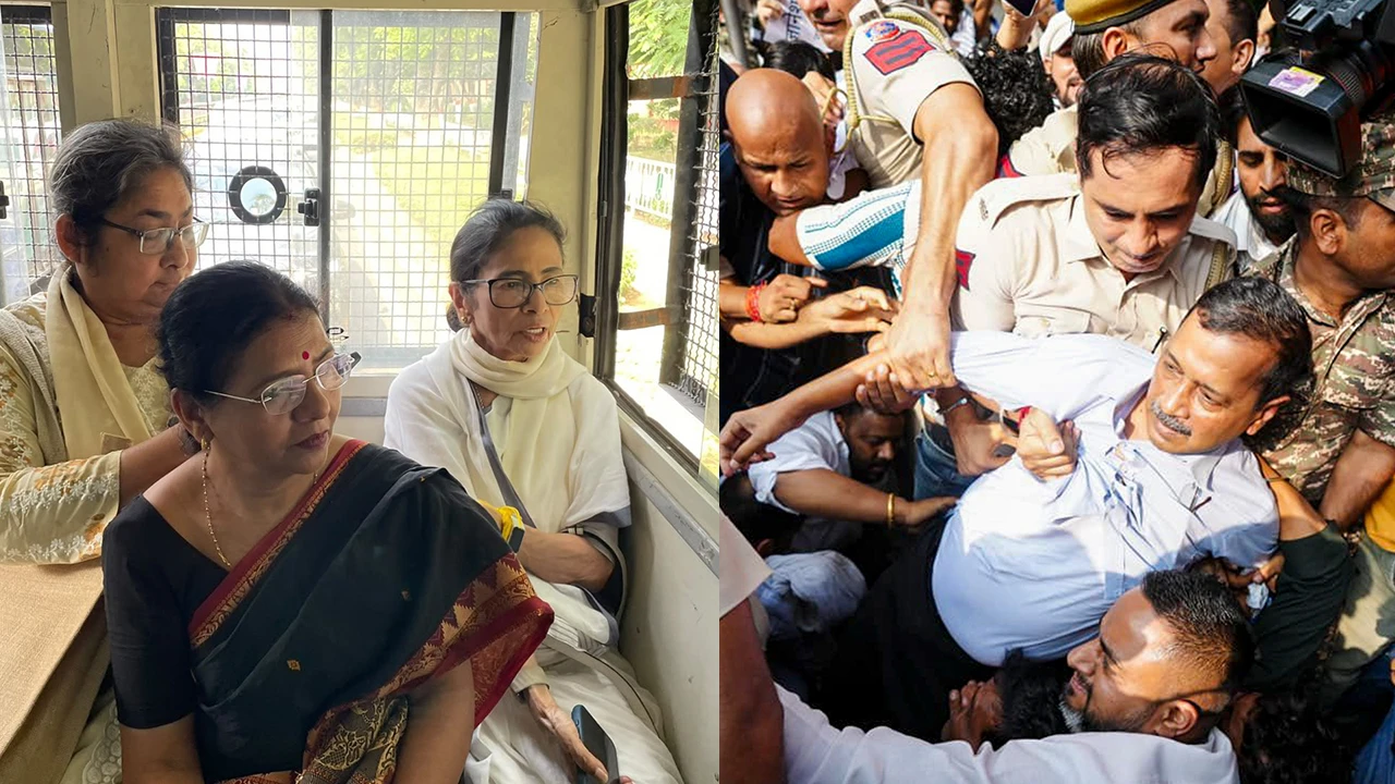 দিল্লিতে আটক মমতা, সঙ্গে আরও তিন প্রাক্তন মুখ্যমন্ত্রী