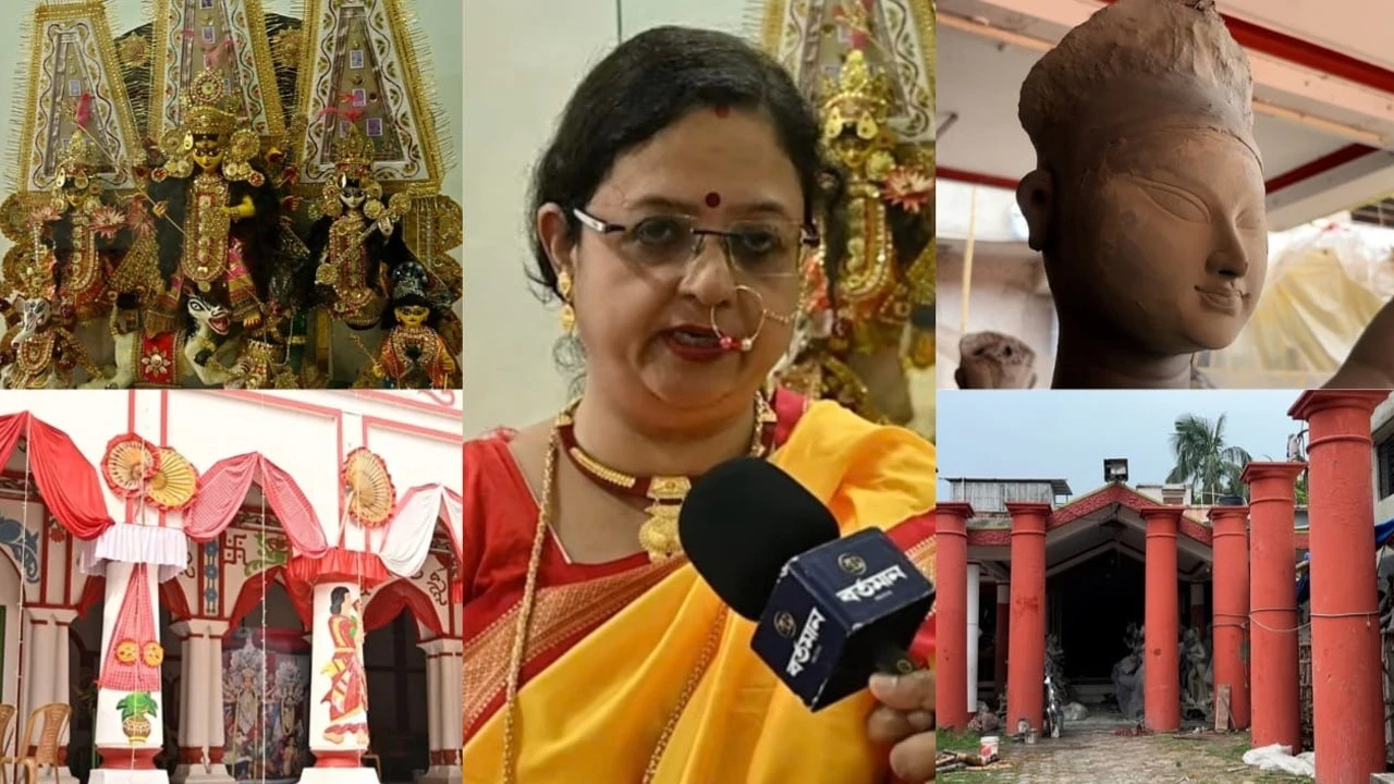 এখানে মা দুর্গা বাড়ির মেয়ে! কলকাতার প্রাচীনতম সাবর্ণ রায়চৌধুরি বাড়ির দুর্গাপুজোর গল্প