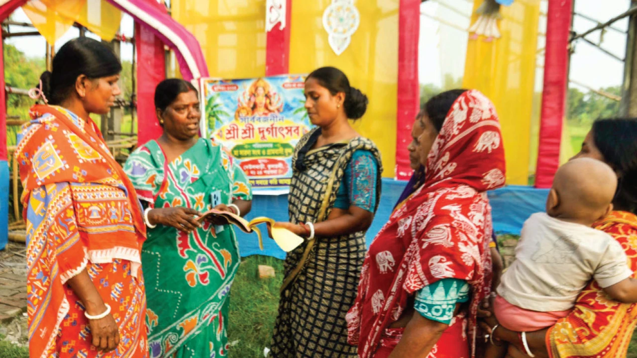 কুলতলিতে বাঘের আক্রমণ ঠেকাতে দশভুজার আরাধনা স্থানীয় মহিলাদের