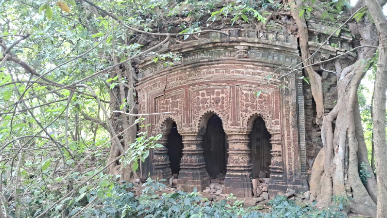 মহিষ বলি অতীত, ৪০০ বছরের বাঘমুণ্ডি রাজবাড়ির দুর্গাপুজো জৌলুস হারালেও ঐতিহ্য বহমান