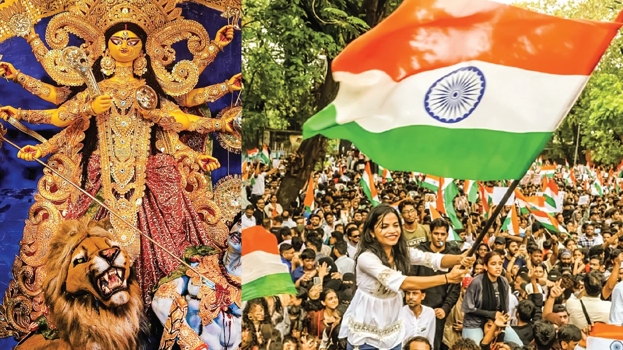 অশুভ শক্তি বিনাশের লক্ষ্যে লড়াই উৎসবেও