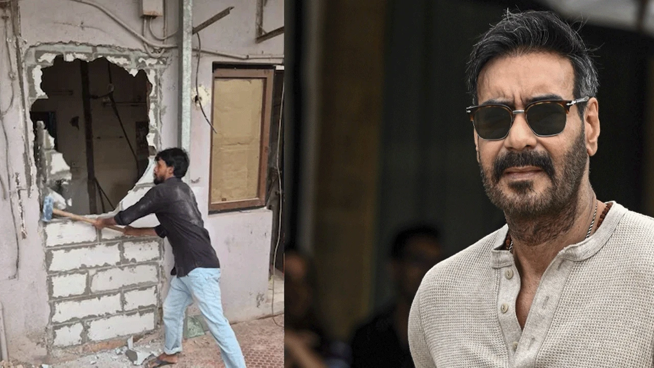 অজয় দেবগনের জুহুর বাংলোর একাংশ ভাঙল বিএমসি, নিয়ম ছাড়াই নির্মাণ?