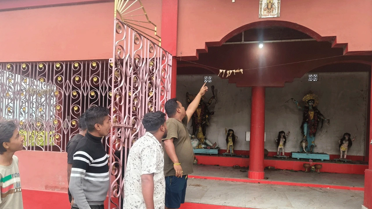 কালীপুজোর আগেই হাত সাফাই, তালা ভেঙে দান বাক্সের টাকা চুরি