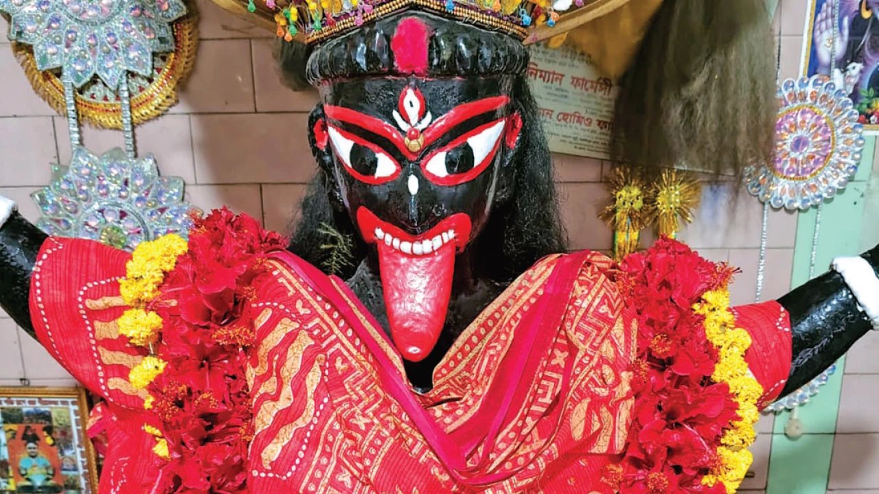 ২৫০ বছর আগে গঙ্গায় ভেসে আসা কাঠামো দিয়ে তৈরি হয়েছিল কুমোরটুলির ডোমকালী
