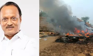 ভয়াবহ বিমান দুর্ঘটনায় প্রয়াত মহারাষ্ট্রের উপ-মুখ্যমন্ত্রী অজিত পাওয়ার