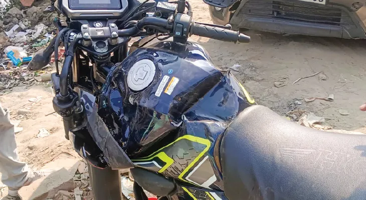 আবারও দুর্ঘটনা, গাড়ির ধাক্কায়  নিউটাউনে বাইক চালকের মৃত্যু
