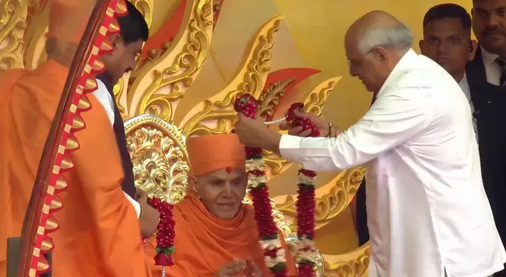 ভদোদরায় একটি অনুষ্ঠানে গেলেন গুজরাতের মুখ্যমন্ত্রী ভূপেন্দ্র প্যাটেল