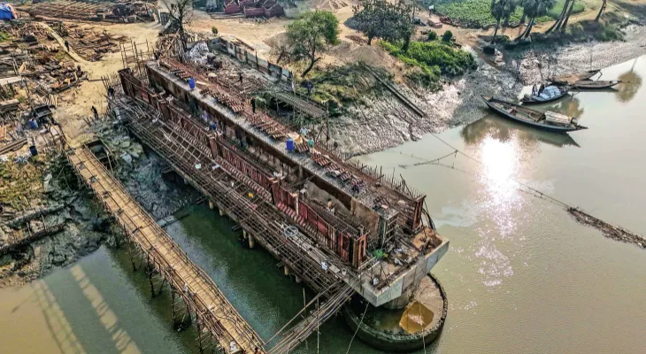 মুণ্ডেশ্বরীর উপর হচ্ছে কুলিয়া সেতু, খুশি দ্বীপাঞ্চলের মানুষ