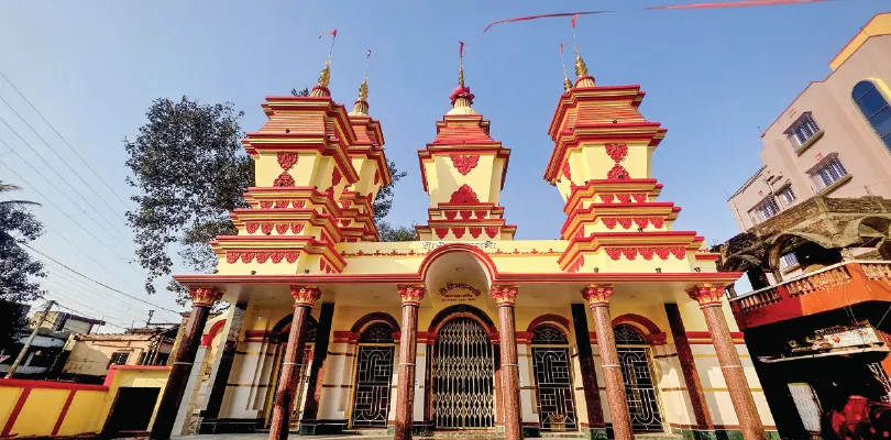 পঞ্চচূড়ায় নতুন সাজে খালোড় কালীবাড়ি, উৎসব শুরু বাগনানে