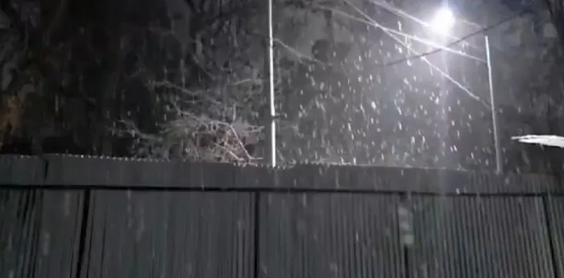 জম্মু ও কাশ্মীরের কুপওয়ারায় শুরু তুষারপাত