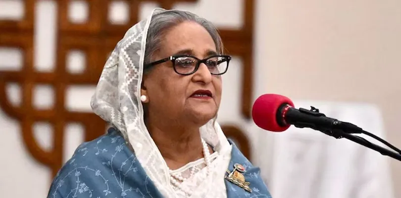 বাংলাদেশে ভোট বাতিলের দাবি শেখ হাসিনার