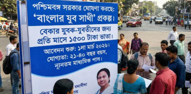 ‘যুব সাথী’র আবেদন জানাতে জেলার সব বিধানসভায় ক্যাম্প , ১ এপ্রিল থেকেই প্রকল্পের টাকা অ্যাকাউন্টে