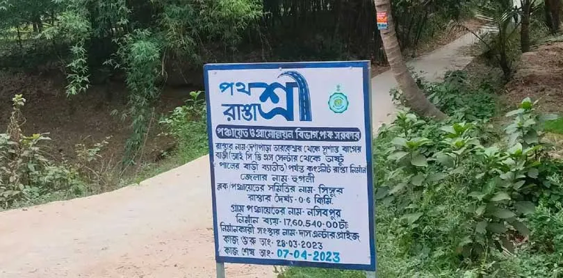 পথশ্রীতে রাস্তার জন্য সওয়া চার কোটি বরাদ্দ, কাজ শুরু এমাসেই
