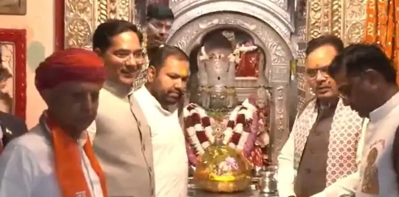 আজ ব্রক্ষ্মা মন্দিরে পূজো দিলেন রাজস্থানের মুখ্যমন্ত্রী ভজনলাল শর্মা