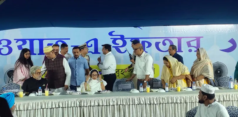 পার্কসার্কাসে এলেন মুখ্যমন্ত্রী মমতা বন্দ্যোপাধ্যায়