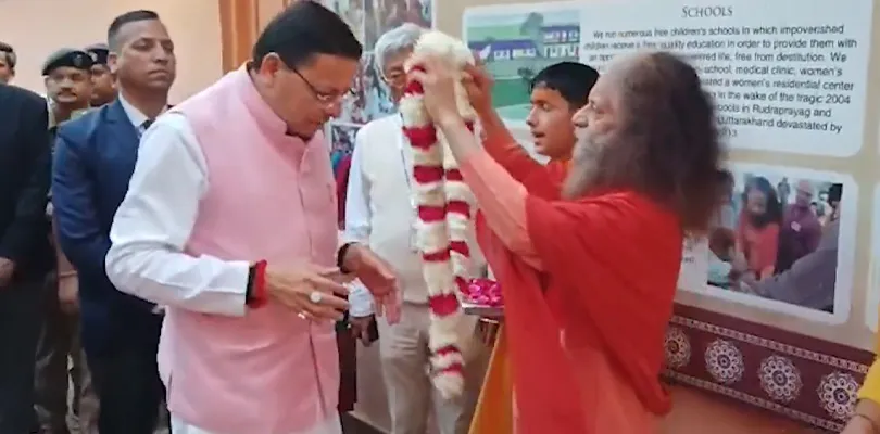ঋষিকেশ গেলেন উত্তরাখণ্ডের মুখ্যমন্ত্রী পুষ্কর সিং ধামি