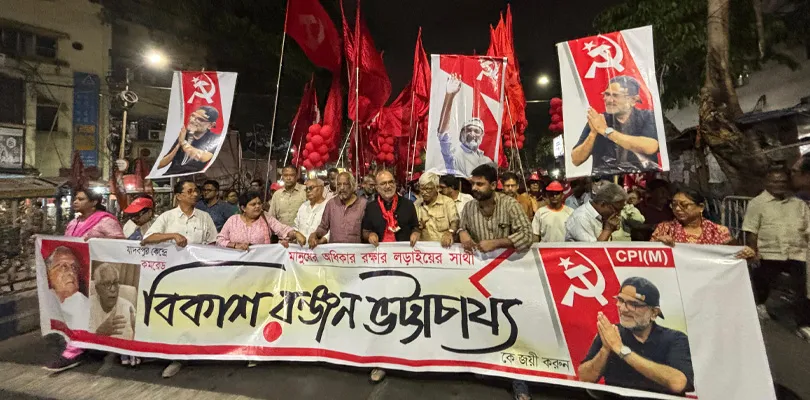 যাদবপুরে সিপিএমের নির্বাচনী প্রচার শুরু