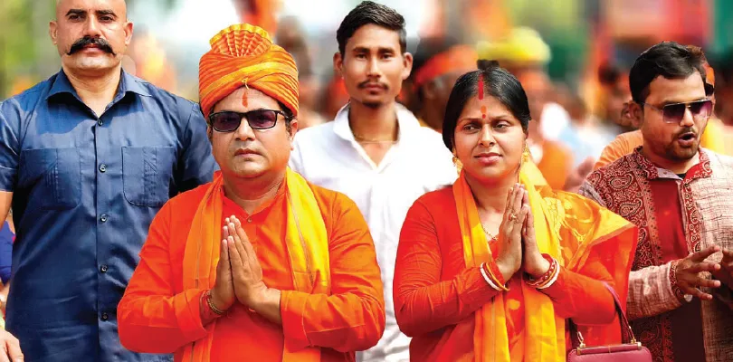 সমর্থকদের অনেককেই পাশে পেলেন না বিজেপি প্রার্থী কৌশিক রায়, কার্যত একাই হাঁটলেন রাম নবমীর মিছিলে