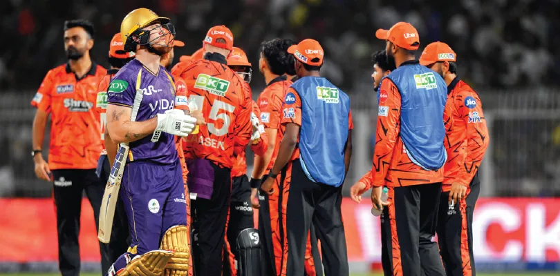 হায়দরাবাদের বিরুদ্ধে কাজে এল না অঙ্গকৃশের মরিয়া লড়াই, ঘরের মাঠেও মুখ থুবড়ে পড়ল নাইটরা