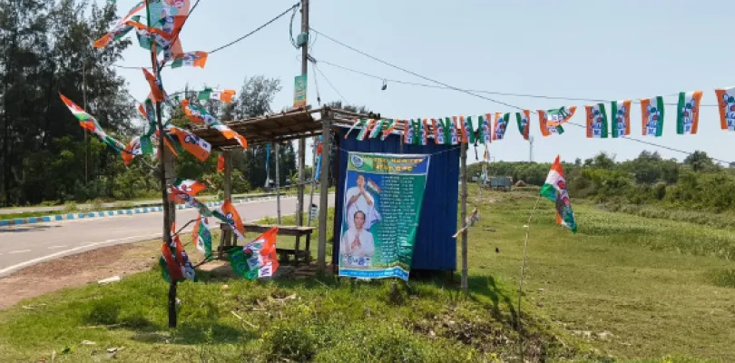 ঝাঁ চকচকে মেরিন ড্রাইভ, তৃণমূলের ভোট প্রচারে দীঘার জগন্নাথ মন্দিরও