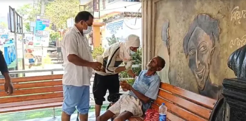 বিজেপির অসুস্থ বুথ এজেন্টকে হাসপাতালে পাঠাল তৃণমূলকর্মী