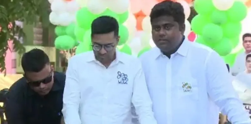 মেমারিতে অভিষেক বন্দ্যোপাধ্যায়ের রোড শো