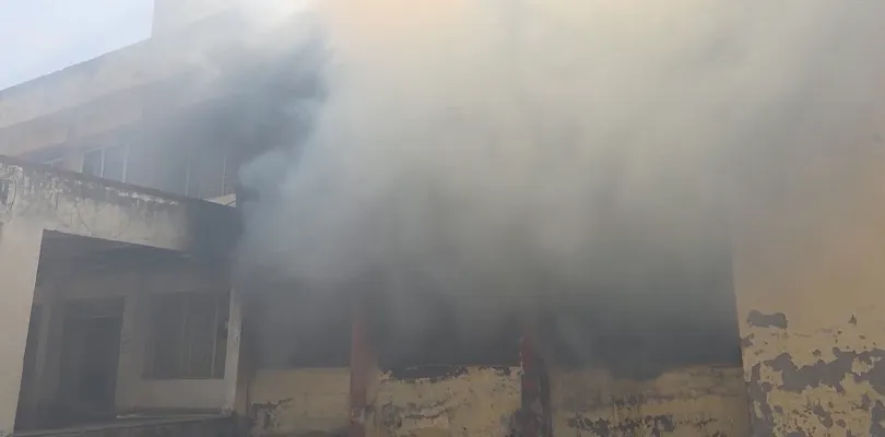 মধ্যপ্রদেশের সেলস ট্যাক্স অফিসে ভয়াবহ অগ্নিকান্ড