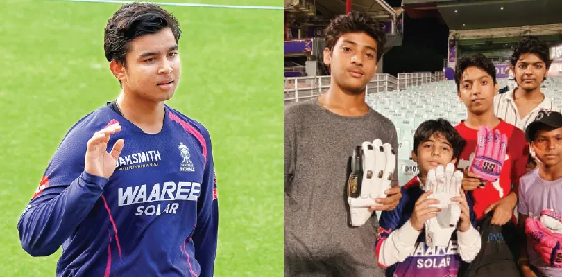 ভক্তদের গ্লাভস উপহার বৈভবের