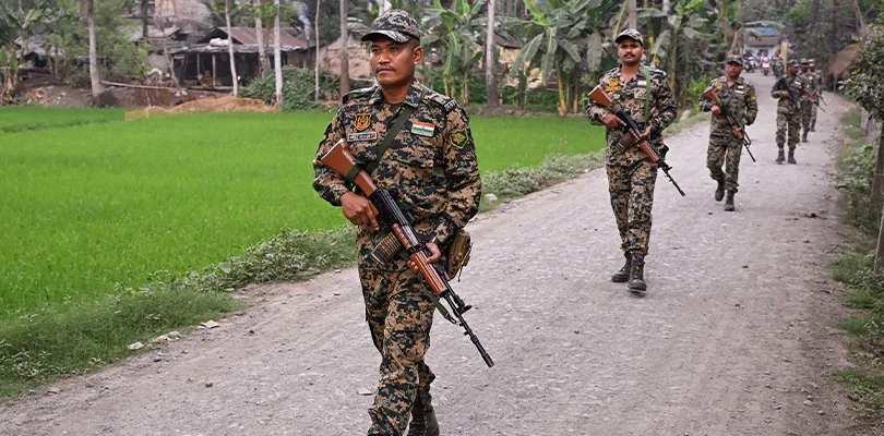 ভোটে হাওড়া গ্রামীণে ১৪৭ কোম্পানি বাহিনী