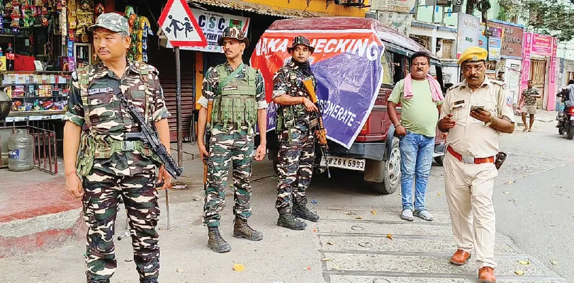 অতীতের রেকর্ড ভেঙে বারাকপুরে মোতায়েন ১৬০ কোম্পানি বাহিনী