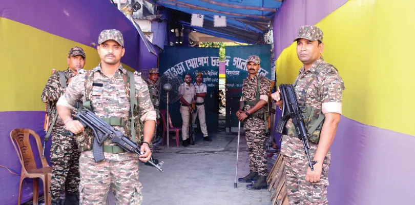 ত্রিস্তরীয় নিরাপত্তায় আজ হাওড়া সদরে ভোট গণনা, রাস্তায় টহলদারিতে থাকবে ১৬ কোম্পানি কেন্দ্রীয় বাহিনী