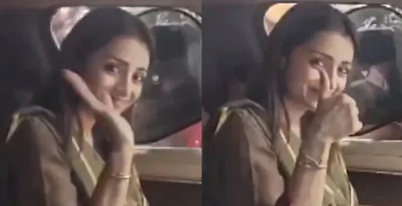 জন্মদিনে বিজয়ের বাড়িতে অভিনেত্রী তৃষা