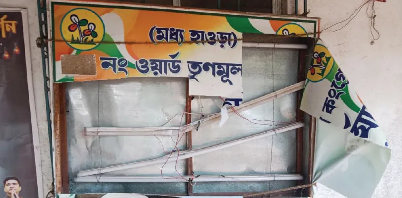 হাওড়া শহরে ভাঙচুর-দখলদারি-মারধর, কর্মীদের সংযত থাকার নির্দেশ বিজেপির