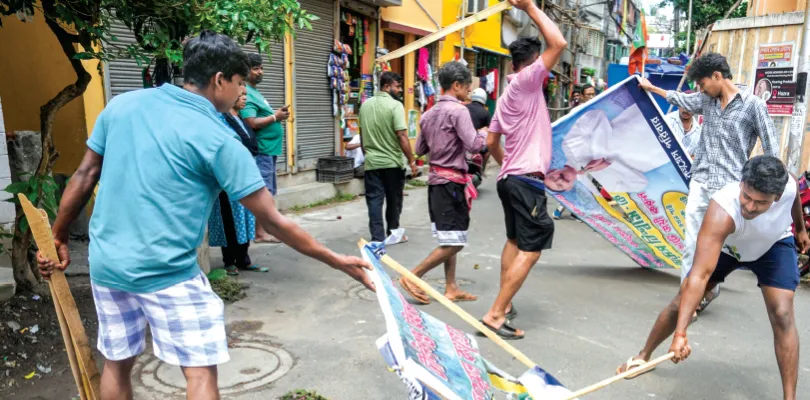 ভোট পরবর্তী হিংসা-ভাঙচুর অব্যাহত, আতঙ্ক! থমথমে অলিগলি