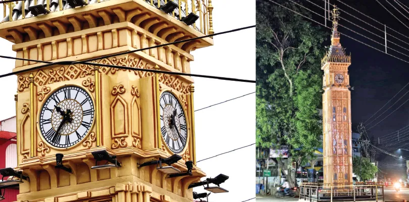 মাত্র চার মাস আগে বসানো সিউড়ি পুরসভার ক্লক টাওয়ারের ঘড়ি বিকল