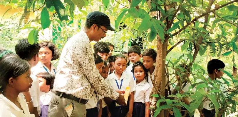 গরমের ছুটিতে শিশুদের প্রকৃতি পাঠ