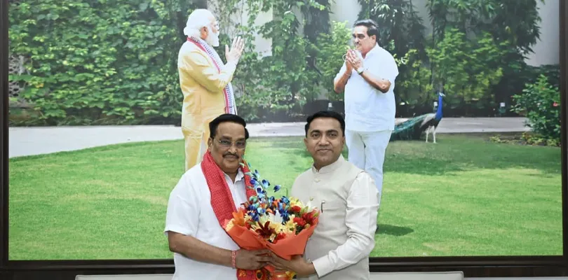 নয়াদিল্লিতে কেন্দ্রীয় মন্ত্রী সি আর পাতিলের সঙ্গে দেখা করলেন গোয়ার মুখ্যমন্ত্রী প্রমোদ সাওয়ান্ত