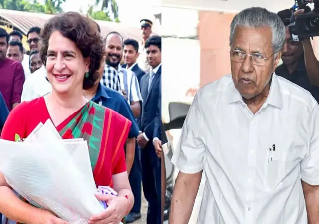 প্রিয়াঙ্কা গান্ধী জামাত সমর্থিত প্রার্থী, কটাক্ষ কেরলের মুখ্যমন্ত্রীর