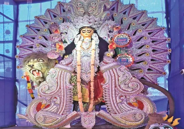 তেহট্ট আদি সিনেমা হল পাড়ার পুজোর &lsquo;মৃৎ শিল্প ও হস্ত শিল্প&rsquo;