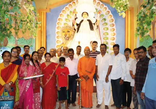 এবার বৃন্দাবনপুর স্পোর্টিং ক্লাবের জগদ্ধাত্রী পুজোয় সবুজ রক্ষার ডাক