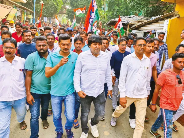 কেষ্ট-কাজল দ্বৈরথের মাঝে কঙ্কালীতলা পঞ্চায়েত পরিদর্শন নানুরের বিধায়কের